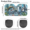 thumbnail image 5 of Binienty Funny Shark Sun Shade for Car Windshield Cute Animal Windshield Sun Shade VU Protection Sunblocker Reflect Heat and UV Rays That Keeps Vehicle Cool, 5 of 8
