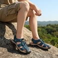 thumbnail image 2 of Ecetana Men's Sport Sandals Outdoor Hiking Sandals Athletic Walking Casual Water Shoes, 2 of 6