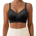 thumbnail image 2 of Women's Plus Size Bra Black Full Figure Comfort Support Everyday Wear, 2 of 7