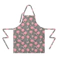 thumbnail image 2 of Pioneer Flower Floral Print Pattern Apron for Women and Men, Cotton Linen Waterproof with Pockets, Adjustable, 33x27 Inch for Kitchen, Gardening, BBQ, Salon, 2 of 6