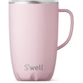 thumbnail image 2 of S'well 16 oz Stainless Steel Insulated Travel Mugs, Pink, 2 of 2