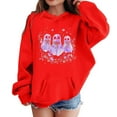 thumbnail image 1 of Haut de Sport à Capuchon Décontracté Ample à Manches Longues avec Imprimé Mignon pour Garçons et Filles, 1 of 4
