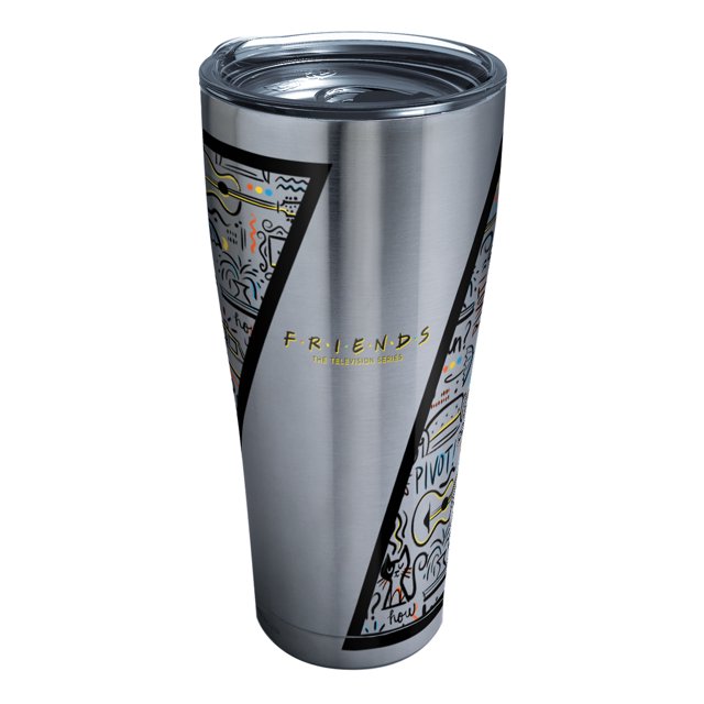 Tervis Sugar Skulls Insulated Tumbler - 30oz Stainless Steel Travel Cup, Keeps Drinks Cold 24hrs & Hot 8hrs, Triple-Walled No Sweat Design