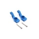 thumbnail image 5 of 2 piezas de repuesto de bloques de dirección trasera dentera y trasera RC para 1:10 piezas de actualización de vehículos todoterreno RC Hob Azul trasero Sunnimix rc nudillos de dirección, 5 of 7