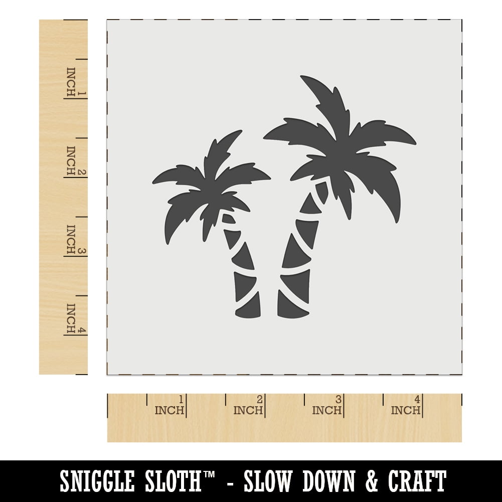 Palm Tree Stencil - Chalky & Company