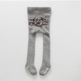 thumbnail image 3 of Kids Girls Legging Stockings Ruffle Patchwork Bottom Tights Toddler Anti Slip Knit Warm Cotton Pants, 3 of 4