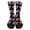 D, variant on PuSpu 67 Funny Christmas Polyester, Spandex Socks, Festive Holiday Long Socks for Adults, Multicolor