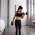 thumbnail image 5 of Weider Haltère Hexagonal en Caoutchouc 35 lb Poignée Moletée Simple Gym à Domicile, 5 of 5