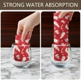 thumbnail image 6 of 4 Pcs Funny Kitchen Towels,Red Christmas Pattern Microfiber Dish Towels,Kitchen Tea Towels,Kitchen Towel Set (18" X 26"), 6 of 7
