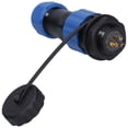 thumbnail image 4 of Aviación Enchufe De Enchufe, 380V 10A IP68 M16 Conector Roscado Con Contactos De Cobre Chapado En Oro Para Máquinas Controladas Por El Programa, 4 of 7