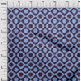 thumbnail image 3 of oneOone Georgette Viscose Medium Blue Fabric Geometric Sewing Craft Projects Fabric Prints By Yard 42 Inch Wide, 3 of 4