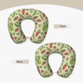 thumbnail image 3 of Xecao Finger Lime Fruits Print Memory Foam Cervical Neck Pillow Versatile U-Shaped Pillows for Home,Office,Camping,Travelling,Soft Washable Cover, 3 of 8