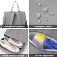 thumbnail image 3 of Waterproof sports short-distance travel backpack, dry and wet separati - gray, 3 of 6