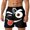 Black@GC@, variant on Mens Casual Shorts Elastic Waist Drawstring Summer Shorts for Men Funny Emotes Graphic Lightweight Loose Fit Vacation Beach Shorts With Pockets