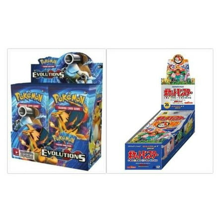 Pokemon Tcg Japanese Cp6 Booster Box And English Xy Evolutions Booster Box Bundle 1 Of Each