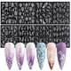 thumbnail image 1 of French Nail Art Sticker Decals 5D Embossed French Pattern Roses White Nail Art Accessories Self-Adhesive Nail Art Supplies Decoration Retro Classic Ac, 1 of 4