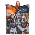 thumbnail image 7 of Rod Wave Fleece Blanket Super Soft Cozy Throw Blanket Fuzzy Comfy Flannel Blanket Warm Plush Blankets And Throws For Couch, Sofa, Bed 50"X40", 7 of 7