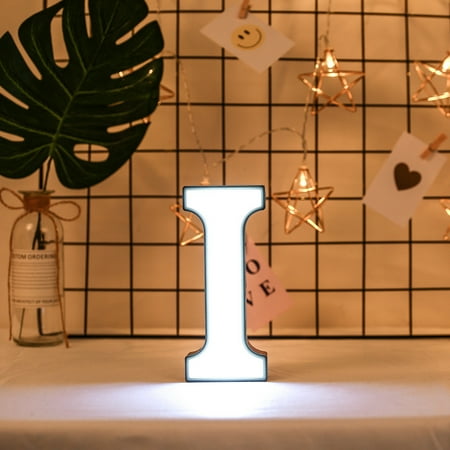 

hoksml Christmas Clearance Deals Creative LED Letter Lights Night Light Plastic English Letters Light Lamp Decor