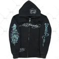 thumbnail image 3 of Sudadera con capucha gótica nueva Y2K con estampado de calavera retro americana, sudadera con capucha holgada de estilo punk hip hop rock, sudadera deportiva para parejas, moda urbana, 3 of 5