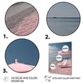 thumbnail image 3 of Designart "Romance on the Cote d Azur Pink French Charm II" Nautical & Beach Wall Art Living Room, 3 of 5
