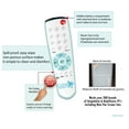 CLEAN REMOTE CR1 Universal TV Remote Control, Spillproof Pack Of 10