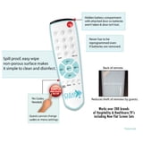 Clean Remote CR1 5-Pack, Universal TV Remote Control, Spillproof, Easy ...