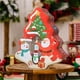 thumbnail image 1 of Lata de metal con forma de árbol de Navidad | Lata para guardar galletas y dulces navideños con forma de Papá Noel, muñeco de nieve, pingüino | Decoración y regalo festivo para la cocina, 1 of 6