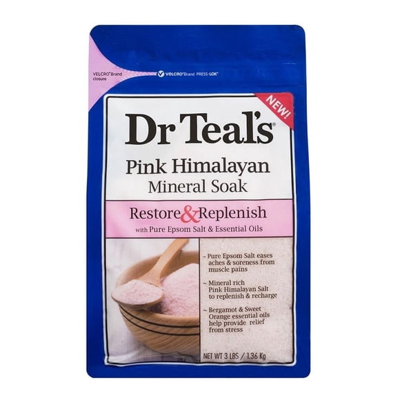 Sales perfumadas para baño Dr. Teal's pink himalayan 1.36 kg
