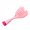 Pink, variant on Portable Wet And Dry Hollow Hair Massage Broken Hair Finishing Solution Household Plastic Massage Comb Fluffy Hair Massage Styling Comb