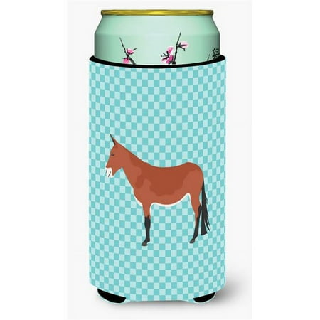 

Carolines Treasures BB8019TBC Mule Blue Check Tall Boy Beverage Insulator Hugger
