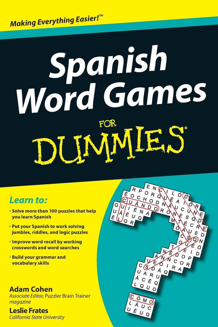 for-dummies-spanish-word-games-for-dummies-paperback-walmart