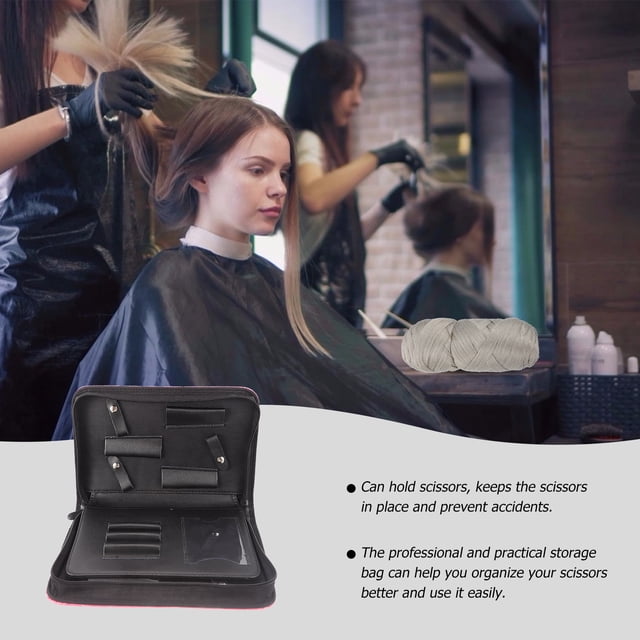 unbranded Bolsa Organizadora Rosa Para De Peluquería Con Lisa Ideal Para Uso En Salones Y Barberías