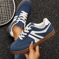 thumbnail image 6 of CHICVOMEY Vintage Sneakers for Women Casual Lace-Up Walking Sneakers Fashion Women Sneakers with Memory Foam Insole Non-Slip Tennis Shoes, 6 of 9