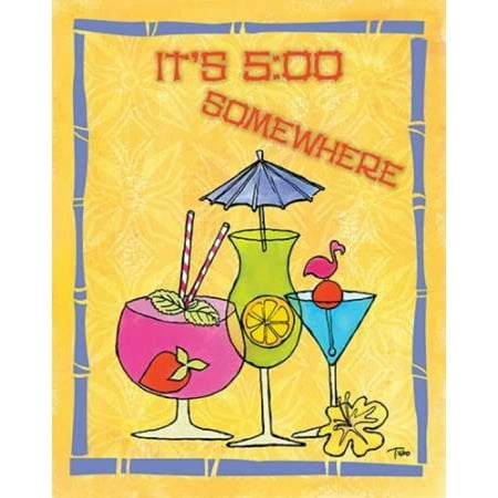 Tiki Tie - Tiki Time IV Poster Print by Teresa Woo
