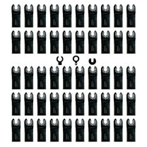 GVHAKG Oscillating Saw Blades (50PCS), Professional Universal Oscillating Tool for Wood and Plastics Fits Most Tools