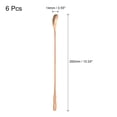 thumbnail image 2 of Long Handle Spoon, 6Pcs 10.24-Inch Stainless Steel Cocktail Stirring Spoons for Mixing, Drink (Light Gold), 2 of 6