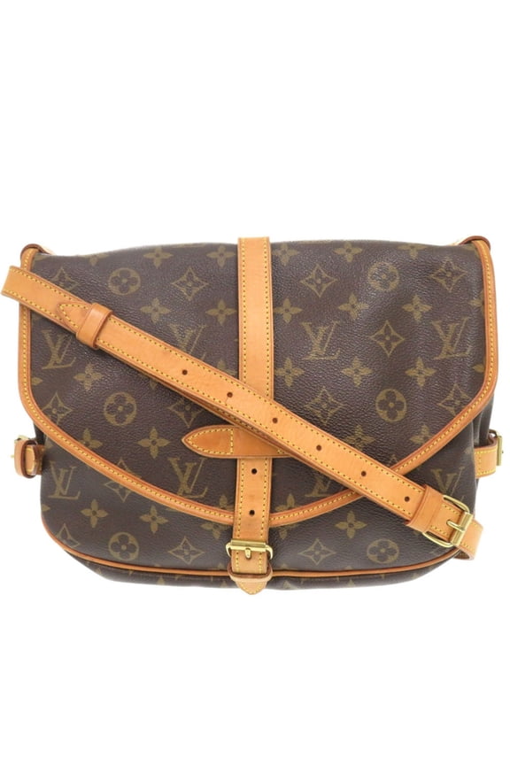 Pre-Owned Louis Vuitton Saumur 30 Monogram M42256 Brown Shoulder Bag LV 0585 LOUIS... (Fair)