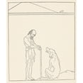 thumbnail image 2 of Padraic Colum 20x23 Black Ornate Framed Double Matted Museum Art Print Titled: The Children's Homer Pl 50 (1918), 2 of 5