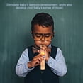 thumbnail image 2 of Wooden Flute, Learning Music Educational Musical Wood Piccolo, For Boys For Girls, 2 of 8