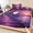 Violet, Sunset Orange, Indigo, Lavender, variant on Twin Sze Fitted Sheet Set - Grassy Path 2 Piece Bedding Sets 16" Deep Pocket Fitted Sheet with 1 Pillowcase, Rustic River Wildflowers Trees Retro Oil Painting Brushed Microfiber Hotel Bed Sheets