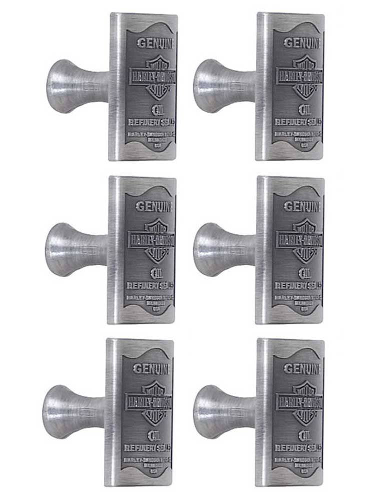 HarleyDavidson Genuine Oil Can Knob HDL10112, Set of 6 Knobs, Harley
