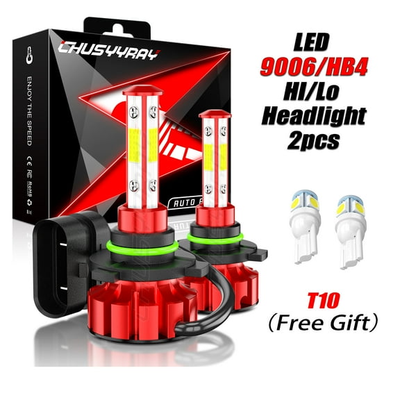 9006/HB4 LED Headlight Bulbs 12V Low Beam Super White Plug&Play Pack of 2