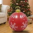 thumbnail image 6 of Christmas Inflatable Decorated Ball 23.62inch Yard Inflatable Christmas Balls Giant Xmas Tree Ornaments PVC Blow up Yard Decorations for Outside Holiday Yard Lawn Porch Decor, 6 of 7