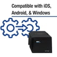 thumbnail image 3 of Star Micronics TSP143IVUE Impresora térmica de recibos USB/Ethernet (LAN) con accesorio abierto Android (AOA), CloudPRNT, cortador y fuente de alimentación interna - Gris, 3 of 5