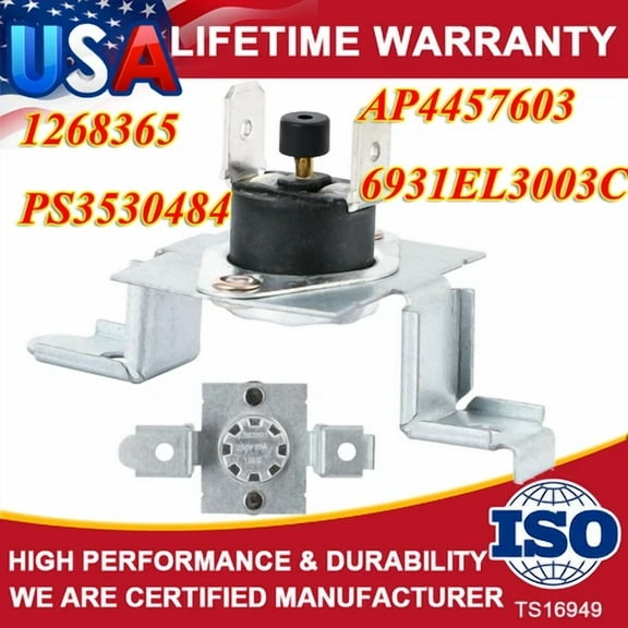 Dryer High Limit Thermostat 6931El3003C For Lg Dryer 1268365 Ps3530484 Ap4457603