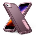 thumbnail image 6 of ULAK iPhone SE 2022 2020 Case & iPhone 8 7 6 Case with Kickstand for Kids Boys Girls, Sturdy Shockproof Phone Case for Apple iPhone 7/ 8/ 6/ 6S/ SE 2nd 3rd Generation, Purple, 6 of 10