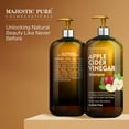 thumbnail image 3 of Majestic Pure Apple Cider Vinegar Shampoo - Restores Shine & Reduces Itchy Scalp, Dandruff & Frizz - Sulfate Free, for All Hair Types, Men and Women - 16 fl oz, 3 of 8