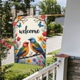 thumbnail image 5 of Spring Suumr Garden Flag Welcome For Outside Colorful Birds On Tree Branch With Flowers And Leaves 12×18 In Double Yard Flag Outdoor Farmhouse Decoration Home Festival, 5 of 6