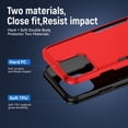 thumbnail image 4 of Entronix Magnetic Heavy Duty Sleek Case Designed for iPhone 16 Pro Shockproof Drop-Proof, Red, 4 of 7