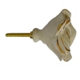 thumbnail image 6 of Set Of Six Off White Rose Flower Ceramic Knobs Pull And Push For Handles, Cabinet, Drawer, Door, Wardrobe, Home Interior Decorative Item, 6 of 9